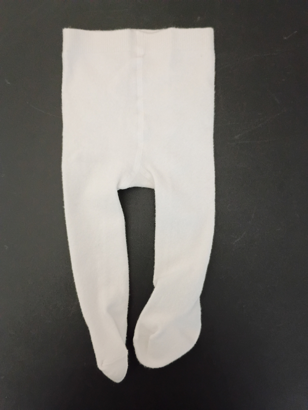 Carter's Baby Girls White Footed Tights - Size 6 Months